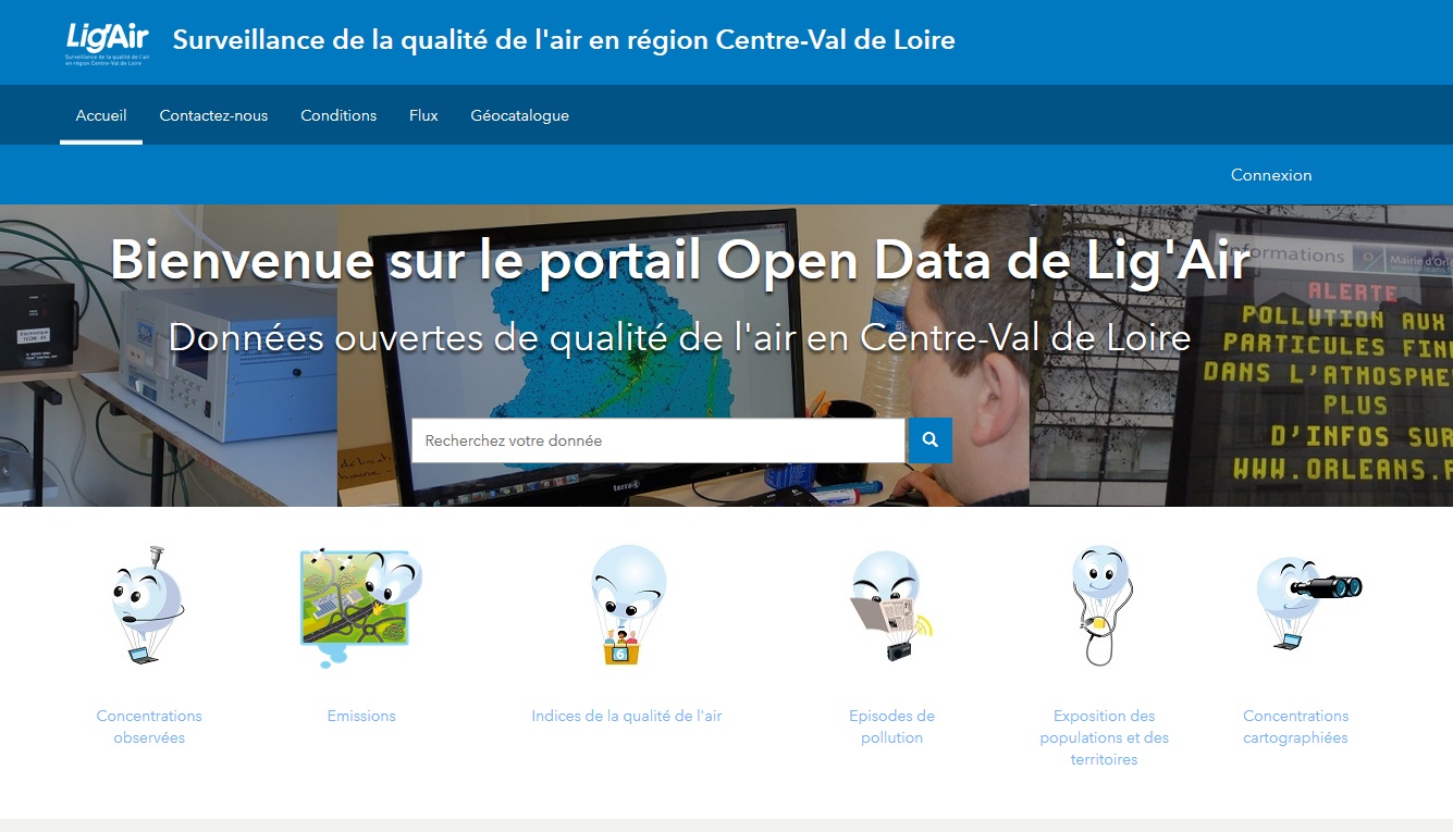 Portail Open Data LigAir