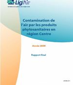Région  Centre - 2009 - Contamination de l'air par les produits phytosanitaires