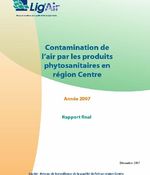 Région Centre - 2007 - Contamination de l'air par les produits phytosanitaires