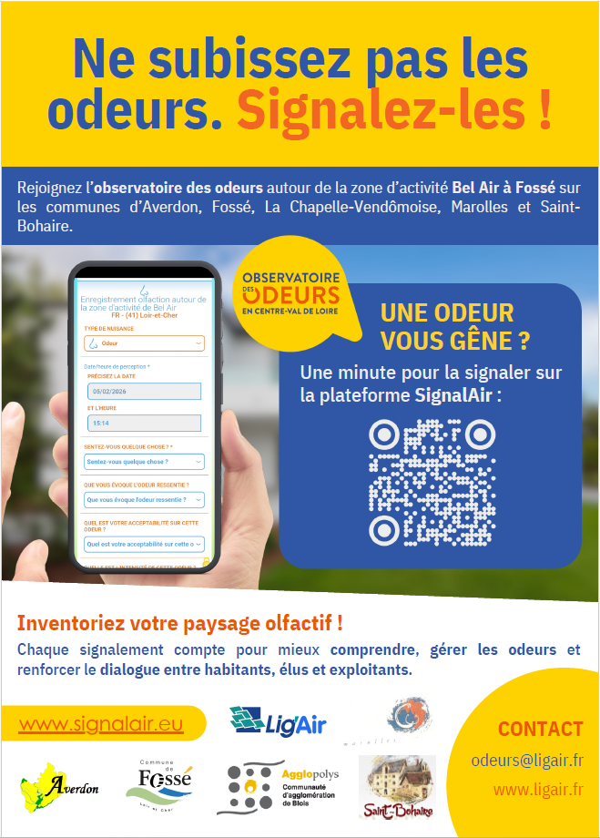 👃 Une odeur vous gêne près de la zone d'activité Bel Air à Fossé ?